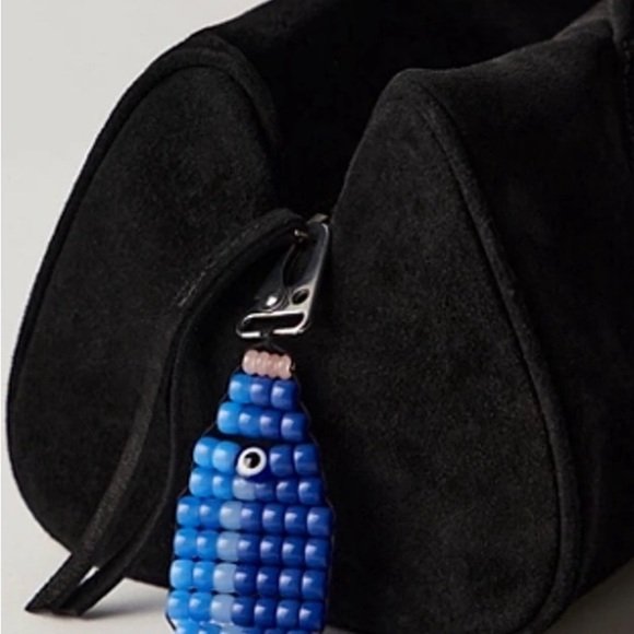 Free People Vibrant Blue Fish Beaded Accessory ❤️ NWOT - Picture 2 of 5